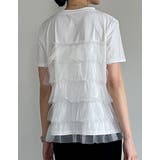 チュールティアードドッキングTシャツ | Re:EDIT | 詳細画像10