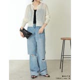 シアーニット長袖カーディガン | Re:EDIT | 詳細画像17