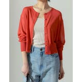 シアーニット長袖カーディガン | Re:EDIT | 詳細画像6