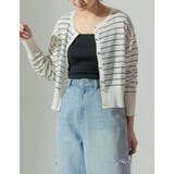 シアーニット長袖カーディガン | Re:EDIT | 詳細画像23