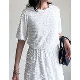 カットフリル半袖トップス | Re:EDIT | 詳細画像3