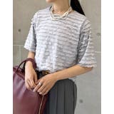 カットフリル半袖トップス | Re:EDIT | 詳細画像5