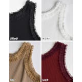 ストレッチリブフリル付きアメスリトップス | Re:EDIT | 詳細画像19