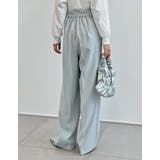 [低身長/高身長/大きいサイズ有]ダブルタックカラーワイドパンツ | Re:EDIT | 詳細画像15 