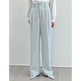 [低身長/高身長/大きいサイズ有]ダブルタックカラーワイドパンツ | Re:EDIT | 詳細画像5 