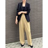 [低身長/高身長/大きいサイズ有]ダブルタックカラーワイドパンツ | Re:EDIT | 詳細画像23 