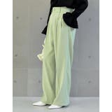 [低身長/高身長/大きいサイズ有]ダブルタックカラーワイドパンツ | Re:EDIT | 詳細画像26 