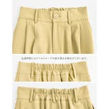 [低身長/高身長/大きいサイズ有]ダブルタックカラーワイドパンツ | Re:EDIT | 詳細画像30 