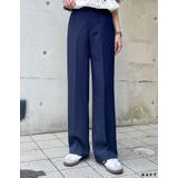 [低身長/高身長/大きいサイズ有]カットツイルセンタープレスカラースラックス | Re:EDIT | 詳細画像9 