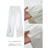[低身長/高身長/大きいサイズ有]カットツイルセンタープレスカラースラックス | Re:EDIT | 詳細画像30 