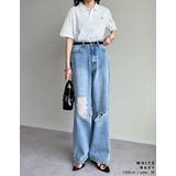 ワンポイント刺繍ロゴポロトップス | Re:EDIT | 詳細画像8