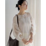 前後2WAYシアー袖ボリュームブラウス | Re:EDIT | 詳細画像7