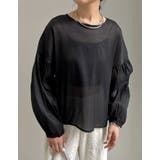 前後2WAYシアー袖ボリュームブラウス | Re:EDIT | 詳細画像10