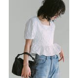 ふくれジャカードペプラムトップス | Re:EDIT | 詳細画像11 