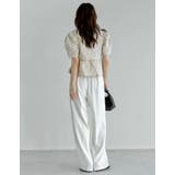 ふくれジャカードペプラムトップス | Re:EDIT | 詳細画像17 