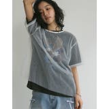 [2024 SUMMER COLLECTION]チュールシアーTシャツ | Re:EDIT | 詳細画像7 