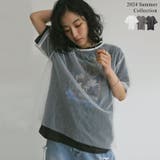 [2024 SUMMER COLLECTION]チュールシアーTシャツ | Re:EDIT | 詳細画像1 