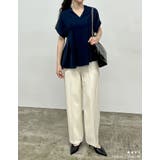 タックフレアーキーネックブラウス | Re:EDIT | 詳細画像15 