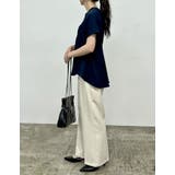 タックフレアーキーネックブラウス | Re:EDIT | 詳細画像17 