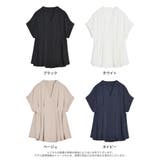 タックフレアーキーネックブラウス | Re:EDIT | 詳細画像18 