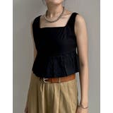 [2024 SUMMER COLLECTION]タックプリーツペプラムビスチェ | Re:EDIT | 詳細画像14 