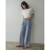 サイドフリンジワイドストレートデニム | Re:EDIT | 詳細画像37