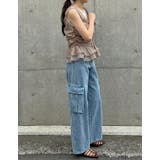 コットンデニムサイドポケットカーゴパンツ | Re:EDIT | 詳細画像13