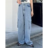 コットンデニムサイドポケットカーゴパンツ | Re:EDIT | 詳細画像8