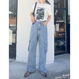 コットンデニムサイドポケットカーゴパンツ | Re:EDIT | 詳細画像9