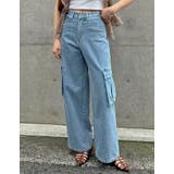 コットンデニムサイドポケットカーゴパンツ | Re:EDIT | 詳細画像10