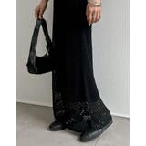 インナー付きメッシュニットナローワンピース | Re:EDIT | 詳細画像26