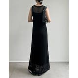 インナー付きメッシュニットナローワンピース | Re:EDIT | 詳細画像27