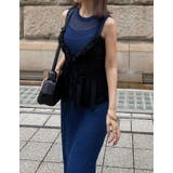 インナー付きメッシュニットナローワンピース | Re:EDIT | 詳細画像29