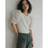 ホワイト(002) | [2024 SUMMER COLLECTION]無地orドットオーガンジードッキ… | Re:EDIT