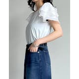 [着た瞬間ひんやり][接触冷感]2WAYシアーパフオフショルトップス | Re:EDIT | 詳細画像7 