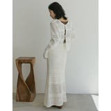 かぎ針編みニットナロースカート | Re:EDIT | 詳細画像11