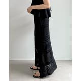 かぎ針編みニットナロースカート | Re:EDIT | 詳細画像13