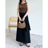 [低身長サイズ有]リネン混ウエストリボンナロースカート | Re:EDIT | 詳細画像10 
