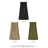 [低身長サイズ有]リネン混ウエストリボンナロースカート | Re:EDIT | 詳細画像18 