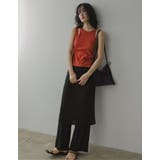 無地ブラック(001) | マーブルor無地カットソーイージースカパン | Re:EDIT