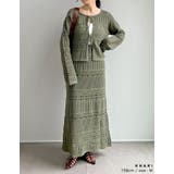 [前後2WAY］かぎ針ニットリボントップスカーディガン | Re:EDIT | 詳細画像13 