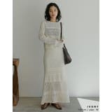 [前後2WAY］かぎ針ニットリボントップスカーディガン | Re:EDIT | 詳細画像8 