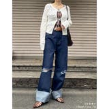 [前後2WAY］かぎ針ニットリボントップスカーディガン | Re:EDIT | 詳細画像24 