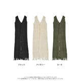 [低身長サイズ有]前後2WAYかぎ針ニットジレワンピース | Re:EDIT | 詳細画像18 