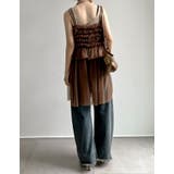 [2024 SUMMER COLLECTION]チュールフリルキャミチュニック | Re:EDIT | 詳細画像16 