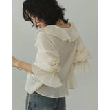 ラッフルフリルカラーリボンブラウス | Re:EDIT | 詳細画像14