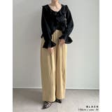 ラッフルフリルカラーリボンブラウス | Re:EDIT | 詳細画像15