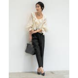 ラッフルフリルカラーリボンブラウス | Re:EDIT | 詳細画像6