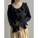 ラッフルフリルカラーリボンブラウス | Re:EDIT | 詳細画像8