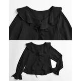 ラッフルフリルカラーリボンブラウス | Re:EDIT | 詳細画像22